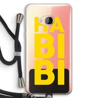 Habibi Majorelle : HTC U Play Transparant Hoesje met koord