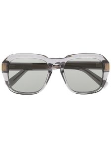 Dunhill lunettes de vue Caine à monture transparente - Gris