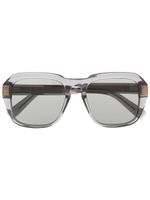 Dunhill lunettes de vue Caine à monture transparente - Gris