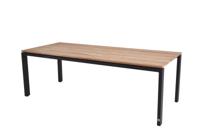 Goa Tafelframe Antracite Met Tafelblad Teak 220 x 95 cm - 4so