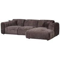 WOOOD Cloud Chaise Longue Rechts - Bruin