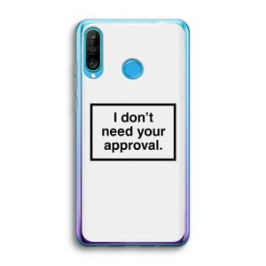 Don't need approval: Huawei P30 Lite Transparant Hoesje