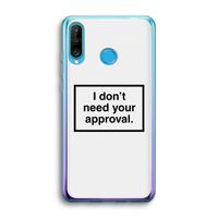 Don't need approval: Huawei P30 Lite Transparant Hoesje