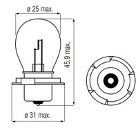 Bosma Lamp 6V-15W P26S - thumbnail