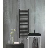Zehnder Aura elektrische badkamerradiator / 1226 x 500 / 750 Watt / Zwart