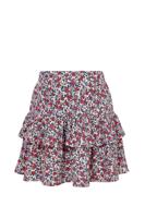 LOOXS Little Zomer rok meisjes jersey crinkle - AOP bloemen multi - thumbnail