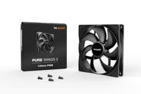 be quiet! Pure Wings 3 140mm PWM Computer behuizing Ventilator 14 cm Zwart 1 stuk(s) - thumbnail