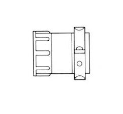 TE Connectivity 207008-5 Ronde connector kabelklem Serie (ronde connectors): CPC 1 stuk(s)