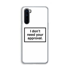 Don't need approval: OnePlus Nord Transparant Hoesje
