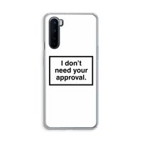 Don't need approval: OnePlus Nord Transparant Hoesje