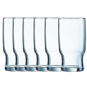 6x Drinkglazen/waterglazen transparant Campus hardglas 29 cl