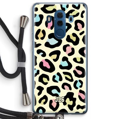 Leopard pattern: Huawei Mate 10 Pro Transparant Hoesje met koord