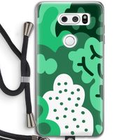 Bushes: LG V30 Transparant Hoesje met koord