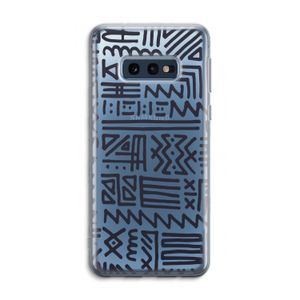 Marrakech print: Samsung Galaxy S10e Transparant Hoesje