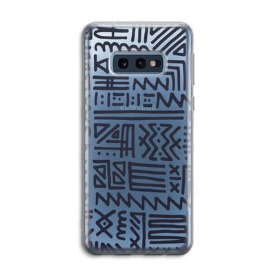 Marrakech print: Samsung Galaxy S10e Transparant Hoesje