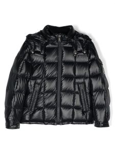 Moncler Enfant detachable-hood padded jacket - Bleu