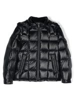 Moncler Enfant detachable-hood padded jacket - Bleu