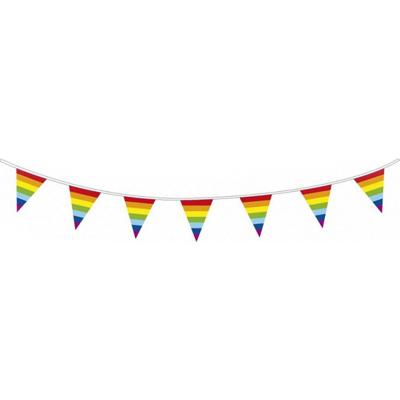 Haza Witbaard Vlaggenlijn regenboog, 10mtr.