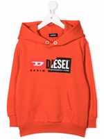 Diesel Kids hoodie à logo imprimé - Orange