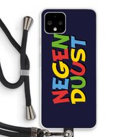 90's One: Pixel 4 Transparant Hoesje met koord 90's One: Pixel 4 Transparant Hoesje met koord
