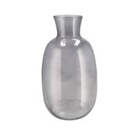 DK Design Bloemenvaas Mira - fles vaas - smoke glas - D21 x H37 cm - Vazen - thumbnail