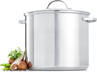 Soeppan met glasdeksel 10L Ø26cm