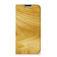 iPhone 14 Pro Max Book Wallet Case Licht Hout