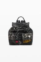 Kleine rugzak met zakken - BLACK - U