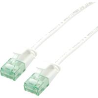 roline recycled material RJ45 (cross) Netwerkkabel Aansluitkabel CAT 6A U/UTP 0.15 m Wit