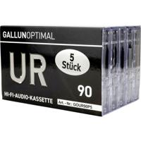 GALLUNOPTIMAL UR-90 Cassettebandje 90 min. Set van 5 stuks GALLUNOPTIMAL UR-90 Cassettebandje 90 min. Set van 5 stuks
