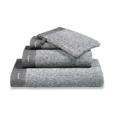 Vandyck Vandyck Home Mouline Off Black Handdoek 60x110