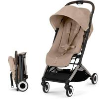 CYBEX - Ultracompacte en comfortabele kinderwagen - ORFEO - 4 wielen - Amandelbeige