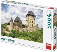 DinoToys Dino puzzel - kasteel karlstejn in tsjechië - 500 stukjes