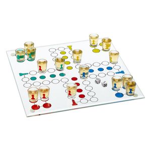 Drankspel / drinkspel bordspelletje Ludo ergernis 19-delig   -