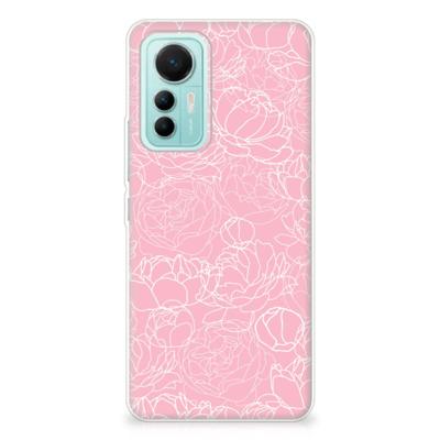 Xiaomi 12 Lite | TPU Case | White Flowers
