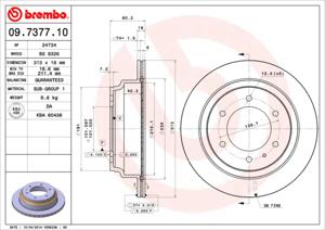 Brembo Remschijven 09.7377.10