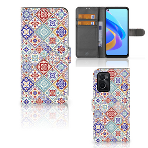 OPPO A76 | A96 Bookcase Tiles Color