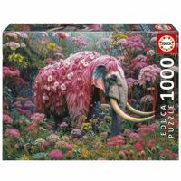 Puzzel Educa Floral Elephant