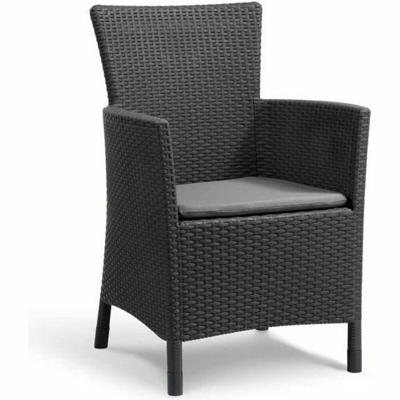 Tuinstoel Allibert by KETER 215526 Grijs 62 x 60 x 89 cm