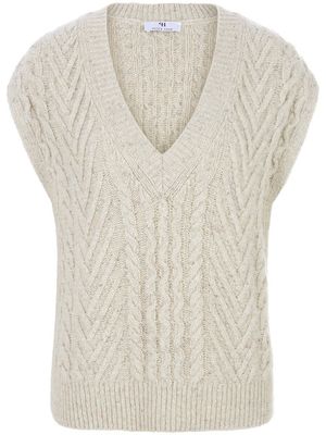 Slip-over tweedgaren Van Peter Hahn beige