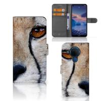 Nokia 5.4 | Telefoonhoesje | Met pasjeshouder | Cheetah