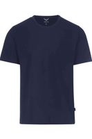 TRIGEMA Comfort Fit T-Shirt ronde hals Marine, Effen