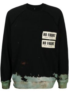 Stain Shade x Hiroshi Fujiwara sweat à effet tie-dye - Noir