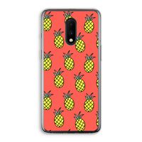Ananas: OnePlus 7 Transparant Hoesje