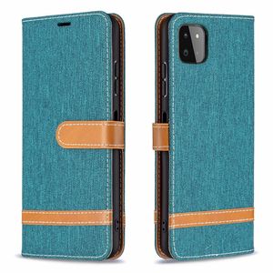 iPhone SE 2022 hoesje - Bookcase - Pasjeshouder - Portemonnee - Vintage - Stof - Kunstleer - Groen