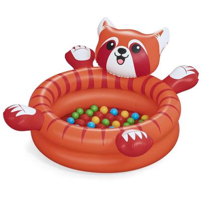 Bestway Panda Opblaasbare Ballenbad met Zachte Bodem 107x94x58 cm +2 Jaar Binnen en Buiten