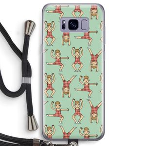Gymboys: Samsung Galaxy S8 Transparant Hoesje met koord
