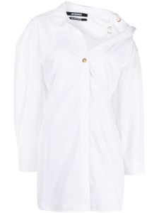 Jacquemus robe-chemise La Mini Robe Chemise - Blanc