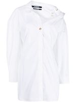 Jacquemus robe-chemise La Mini Robe Chemise - Blanc - thumbnail