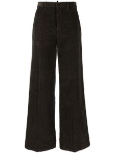 DSQUARED2 pantalon ample en velours côtelé - Marron